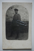 Foto-AK: Nachlass Orth - Landsturm Hessen / Soldat "51" Auf Arm Landsturm-Infanterie-Ausbildungs-Bataillon Schlüchtern ? - Oorlog 1914-18