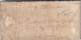 LETTRE.  3 JANV 1662. MONTBRIZON. LOIRE.  DE MONSIEUR MORIERE PROCUREUR DE MONTBRISON A MONSIUR DE LAVILLE - ....-1700: Précurseurs