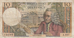 10 Francs Voltaire 1973 - 10 F 1963-1973 ''Voltaire''