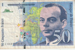 50 Francs St Exupéry 1997 - 50 F 1992-1999 ''St Exupéry''