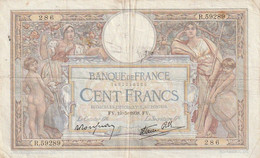 100 Francs  Merson 1938 - 100 F 1908-1939 ''Luc Olivier Merson''