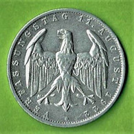 ALLEMAGNE / 3 MARK  / 1922 A / ALU / SUP - 3 Mark & 3 Reichsmark