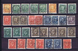 Canada Lot 6: 32 Used Stamps 1928-33 - Usati