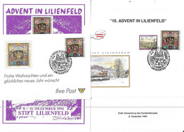1470v: Weihnachten 1994, 3 Belege Advent In 3180 Lilienfeld - Lilienfeld