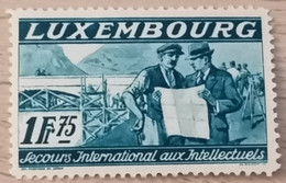 LUXEMBOURG 1935 Intellektuellenhilfe Mi 275 -  Intellectuels Yt 268  MH * - Nuevos