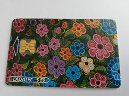 MEXICO $50 CHIPCARD  LADATEL  FLOWERS / RIQUEZAS MEXICANA            ** 5605** - Mexique