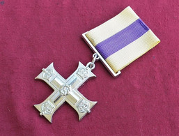 British Military Cross 1914 WW1 Con Nastrino - Gran Bretaña