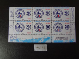 2021 FRANCE BLOC DE SIX TIMBRES 1,08  COMPAGNIE DES GUIDES DE CHAMONIX 1821 - 2021  DATÉ 08.02.21 HÉL.-1 Neuf* ALPINISME - 2020-…