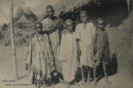 Soudan //Enfants Peuhis Et Bambaras 1906 - Sudán