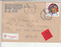 Nouvelle Calédonie - Lettre Recommandée : Nouméa Le 08/11/1994 - Lettres & Documents