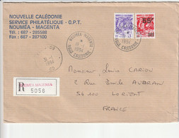 Nouvelle Calédonie - Lettre Recommandée : Nouméa Le 19/01/1994 - Covers & Documents