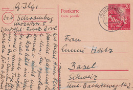 BUND 1950   ENTIER POSTAL/GANZSACHE/POSTAL STATIONARY CARTE DE SCHRAMBERG - Postkaarten - Gebruikt