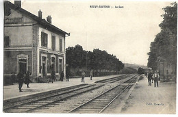 NEUVY SAUTOUR - La Gare - Train - Neuvy Sautour