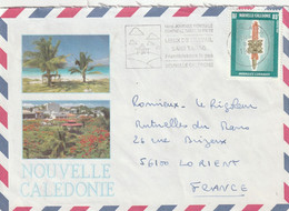 Nouvelle Calédonie - Lettre De Nouméa Avec Flamme : Lieux De Travail Sans Tabac - - Cartas & Documentos