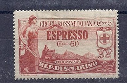 210039380  SAN MARINO.  YVERT  T.P.L.P.E. Nº  4  */MH - Pacchi Postali