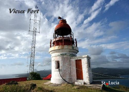 Saint Lucia Island Vieux Fort Lighthouse New Postcard Leuchtturm AK - Santa Lucia