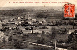 CPA SAINT VAAST LA HOUGHE 50 Panorama De Quettehou Et De Saint Vaast - Saint Vaast La Hougue