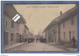 Carte Postale 73. Albens  Défilé De La Fanfare  Sur La Grande Rue Trés Beau Plan - Albens