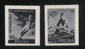 POLAND 1955 YOUTH SPORTS CHAMPIONSHIP BLACK PRINT 40gr 	 1,35zl NHM Athletics Hammer Throw Rowing Skulling Boat - Rudersport