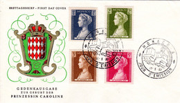 Delcampe - " PRINCESSE GRACE " Sur Enveloppe 1er Jour De 1957 De Monaco. Parfait état. FDC à Saisir !!! - FDC