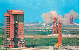 CPSM FUSEE "John F. Kennedy Space Center, Fusée Apollo 7" - Astronomie