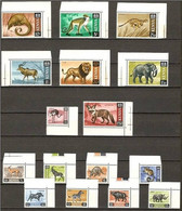 Kenya 1966, 1969 MiNr. 20 - 33, 34 - 35  Kenia Animals Birds 16v MNH** 47,00 € - Kenya (1963-...)