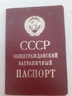 USSR Passport With Many Visas Lithuania  : Canada Belgium USA Denmark  Reisepass 1989 - Historical Documents