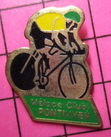 SP16 Pin's Pins : BEAU ET RARE / THEME : SPORTS / CYCLISME VELOCE CLUB PONTIVYEN PONTIVY - Cyclisme