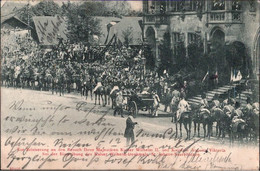 ! 1904 Ereignis Ansichtskarte  Saarbrücken, Besuch Kaiser Wilhelm II. St. Johann - Saarbruecken