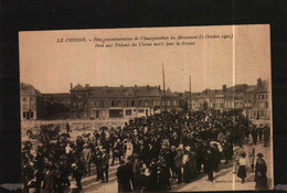 CPA  (08)  LE CHESNE    Fête Commémorative De L'Inauguration Du  Monuments Aux Morts Le 2 Octobre 1921 - Le Chesne