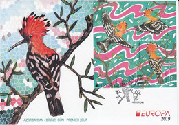 Azerbaijan 2019 EUROPA CEPT. NATIONAL BIRDS  FDC MNH - 2019