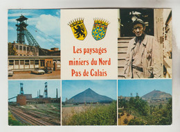 CPSM REGION NORD PAS DE CALAIS - Paysages Miniers : 5 Vues - Nord-Pas-de-Calais