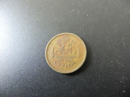 Ceylon 25 Cents 1943 - Sri Lanka