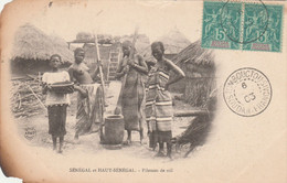 Soudan - Yvert  6 X 2 Cachet TOMBOUCTOU 1903 Sur Carte Postale Non écruite Au Verso - Voir Scan - Briefe U. Dokumente