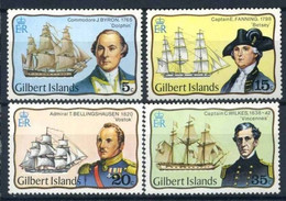 # GILBERT Islands - 1977 - Explorers, Navigators, Sailboats - Set 4 Stamps MNH - Otros - Oceanía