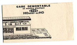 Plan De Montage HORNBY (Meccano) / HO / Plan De La Gare SNCF Réf. 6900 - Decoración