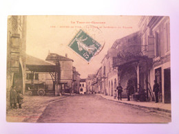 2021 - 1941  BOURG-de-VISA  (Tarn-et-Garonne)  :  La HALLE Et Intérieur Du Village  1914   XXX - Bourg De Visa