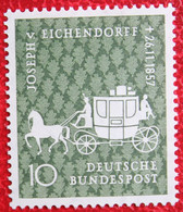 Eichendorff, Joseph Horse Mi 280 Y&T 151 1957 Neuf Sans Charniere /POSTFRIS/ MNH / ** Germany / BRD / Allemange - Ungebraucht