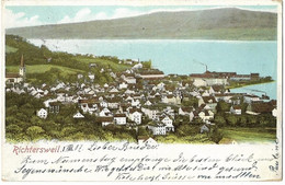 RICHTERSWIL: Gesamtansicht Mit See 1907 - Richterswil