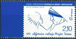 Bosnie Herzegovine / Bosnië Herzegovina / Bosnien Und Herzegowina - 100e Anniversaire De Mère Teresa** - Mère Teresa