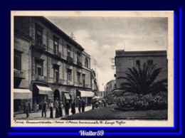 1930 C. Italia Cartolina TORRE ANNUNZIATA Corso VEIII Largo Tiglio Nuova - Torre Annunziata