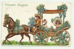 SINCERI AUGURI ILLUSTRAZIONE TUTTA IN RILIEVO   - VIAGGIATA   FP - Sonstige & Ohne Zuordnung