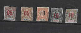 ⭐ Mohéli N° Y.T N° 17 à 22**sans Le 18 , Neuf Sans Charnière ⭐ - Unused Stamps