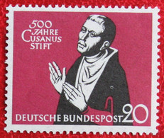 Nikolaus Von Cusa Mi 301 Y&T 172 1958 Neuf Sans Charniere / POSTFRIS / MNH / ** Germany BRD Allemange - Ungebraucht