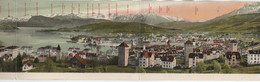 Suisse Panorama Von LUZERN  Carte Triple - LU Lucerne
