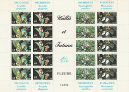 Wallis Futuna 1982 - Orchidées, Feuillet 286/289 - Autres & Non Classés