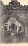 Laos - PAKSÉ - Entrance Of The Pagoda - Publ. Houel - Laos