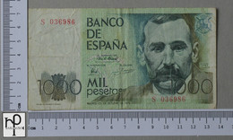 SPAIN 1000 PESETAS 1979 -    2 SCANS  - (Nº42903) - [ 4] 1975-… : Juan Carlos I