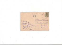 COB 81 Sur Carte TIEGHEM 1911 - 1893-1907 Stemmi