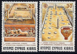 # CIPRO CYPRUS KIBRIS - 1995 - Archeology History Art - Set 2 Stamps MNH - Autres & Non Classés